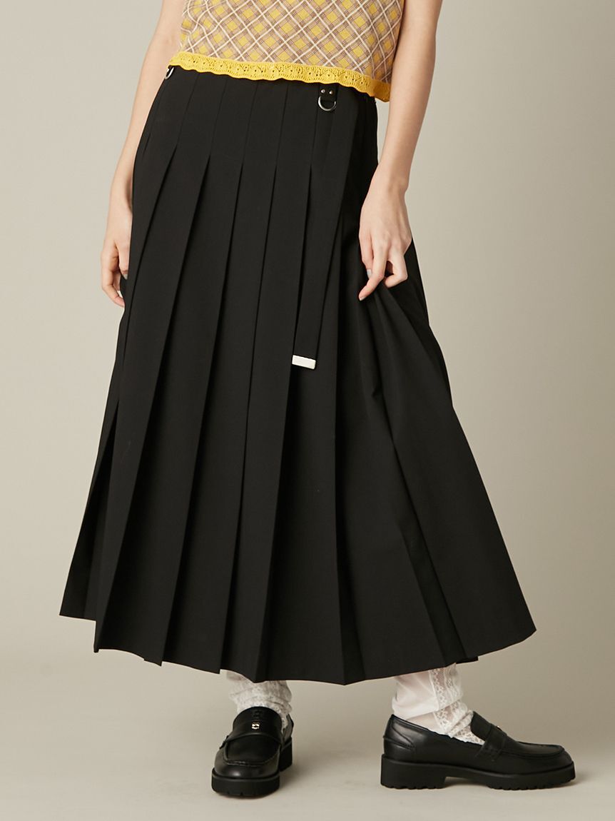 FURFUR「Dカン付きプリーツスカート」|スカート|
