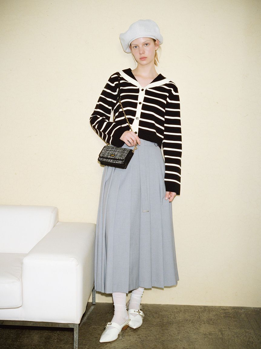 FURFUR「Dカン付きプリーツスカート」|スカート|