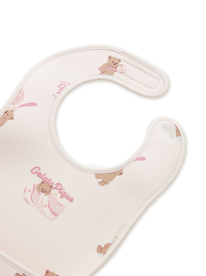 GELATO PIQUE KIDS & BABY「【BABY】アイスクリームベア柄お食事スタイ」|スタイ|