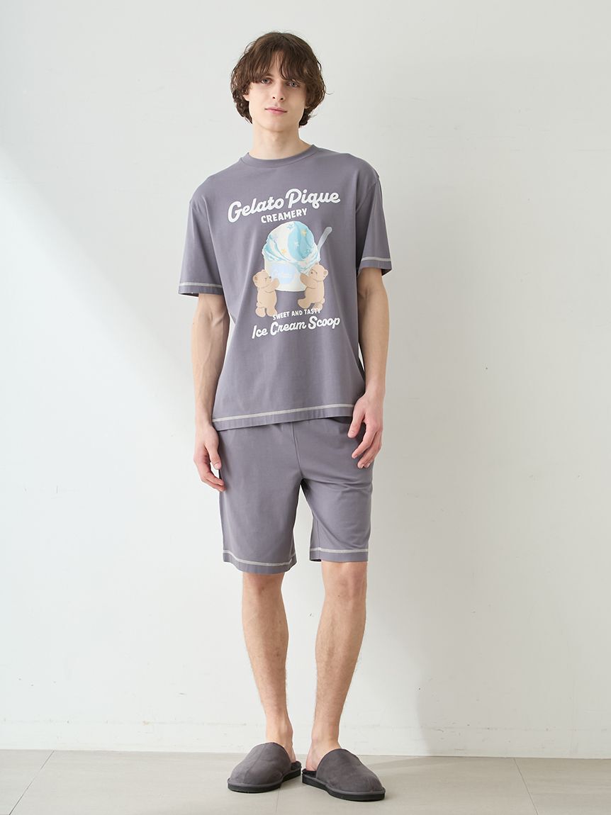 GELATO PIQUE HOMME「【HOMME】アイスクリームベアワンポイントハーフパンツ」|その他|