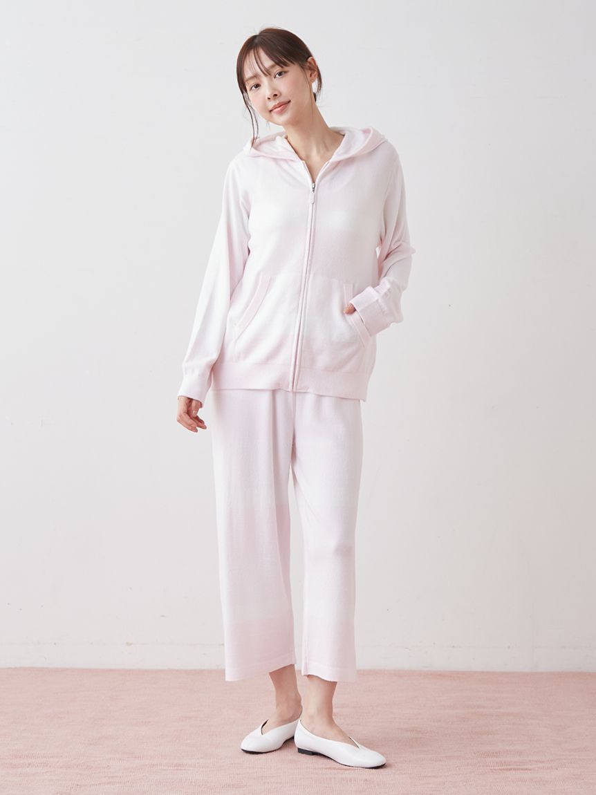 gelato pique「スムーズィーliteグラデーションボーダーパーカ」|ルームウェア|