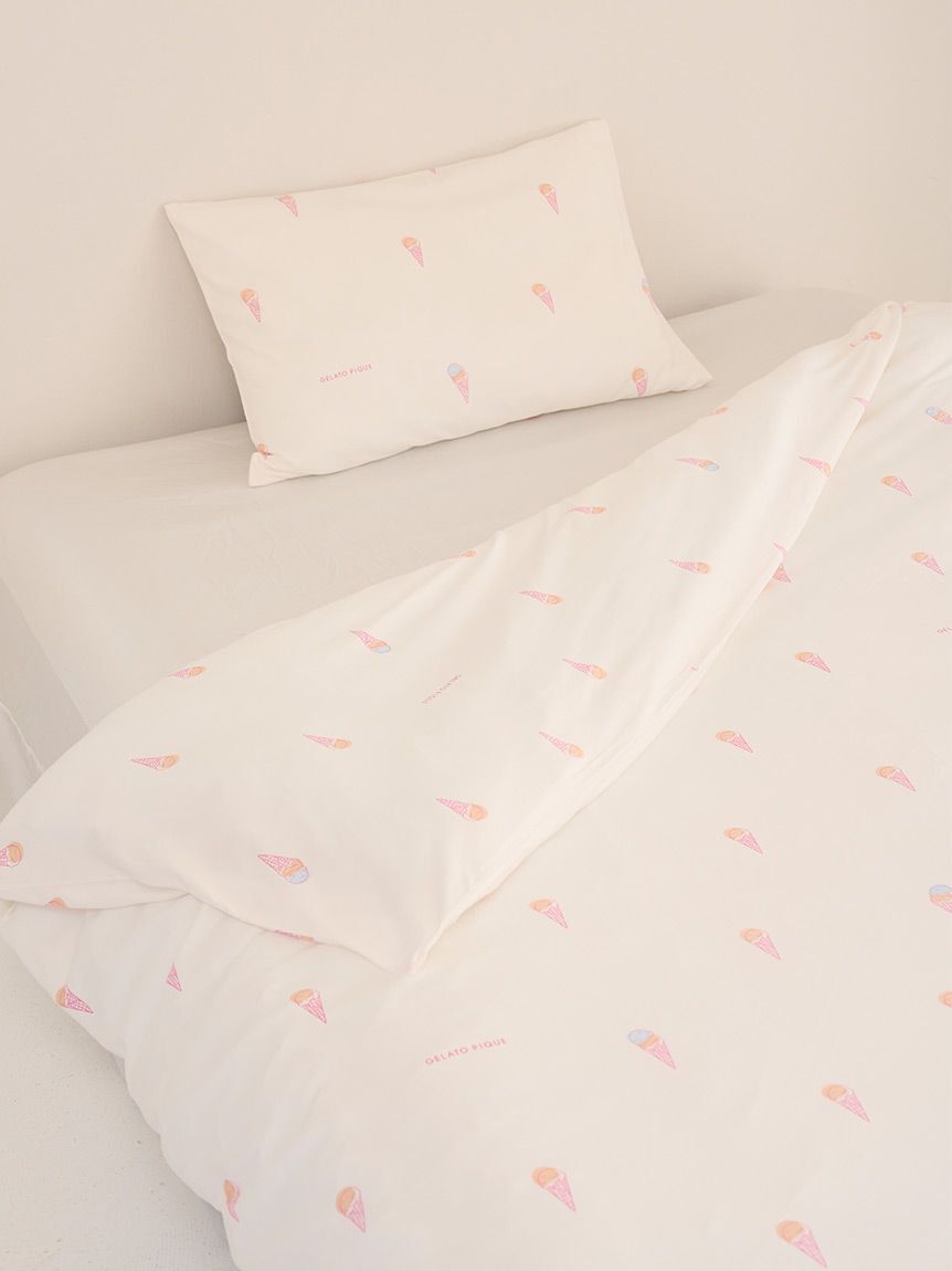 gelato pique Sleep「【IFMC.】【Sleep】総柄プリント寝具２点セット（シングル）」|その他|B