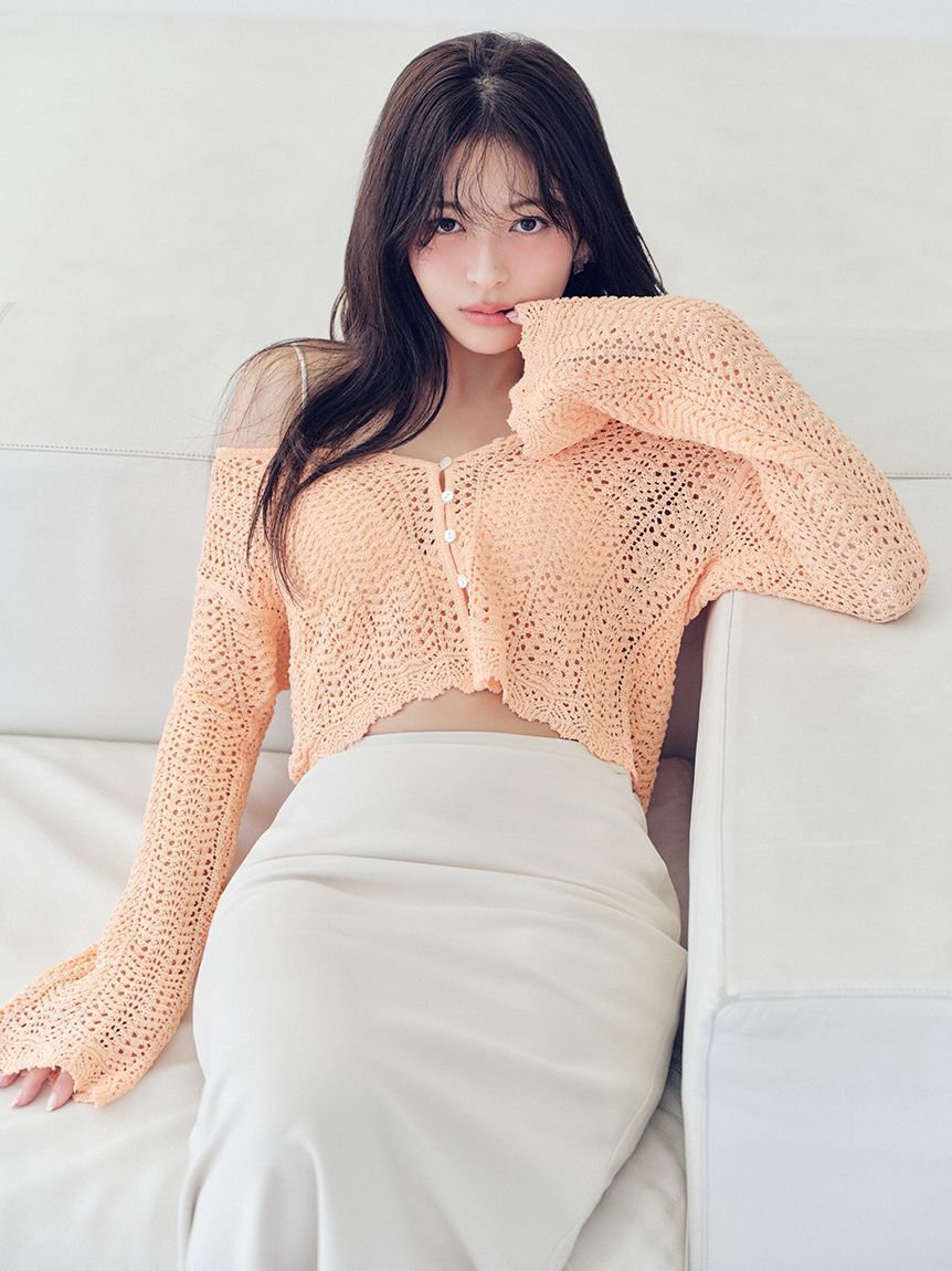 SNIDEL「シンプルマーメイドスカート」|スカート|