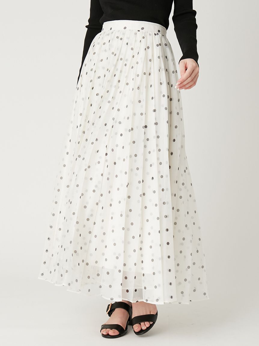 FRAY I.D「ダブルオーガンジースカート」|スカート|