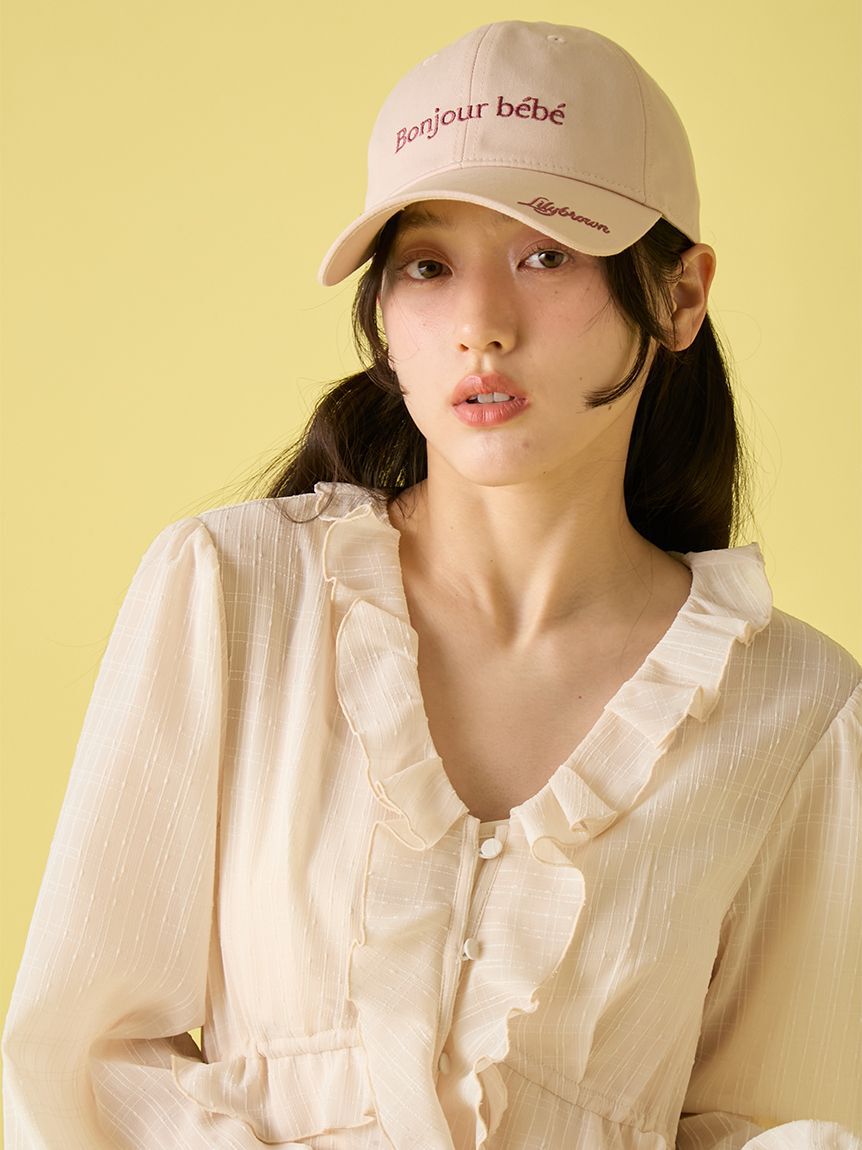 LILY BROWN「Bonjour Bebeキャップ」|キャップ・キャスケット|