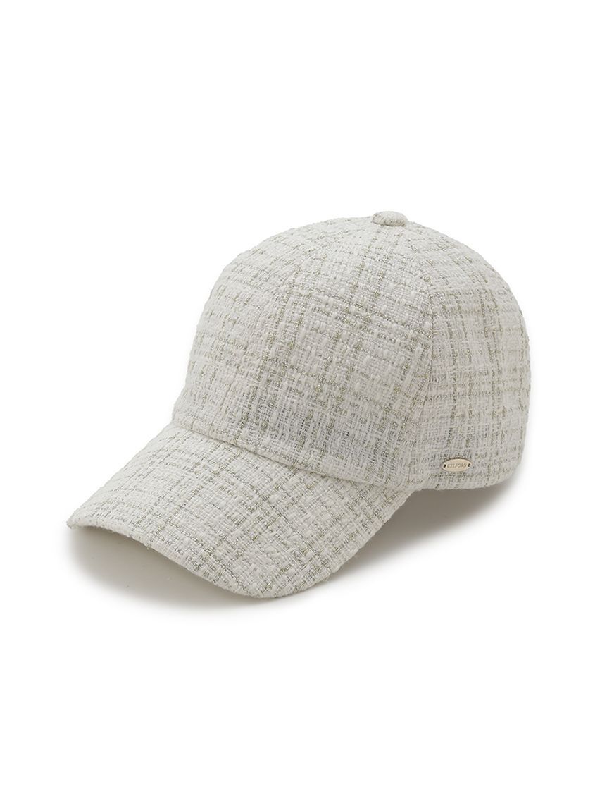 CELFORD「ロゴメタル付きツイードキャップ」|キャップ・キャスケット|IVR