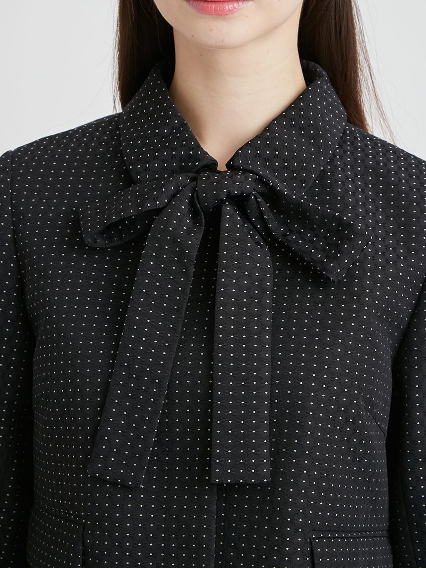 CELFORD「【洗える】【セットアップ対応】バリエーションリボンショートジャケット」|テーラードジャケット|