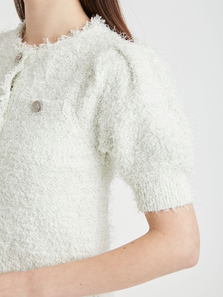 CELFORD「【UVカット】ツイードニットカーディガン」|カーディガン|