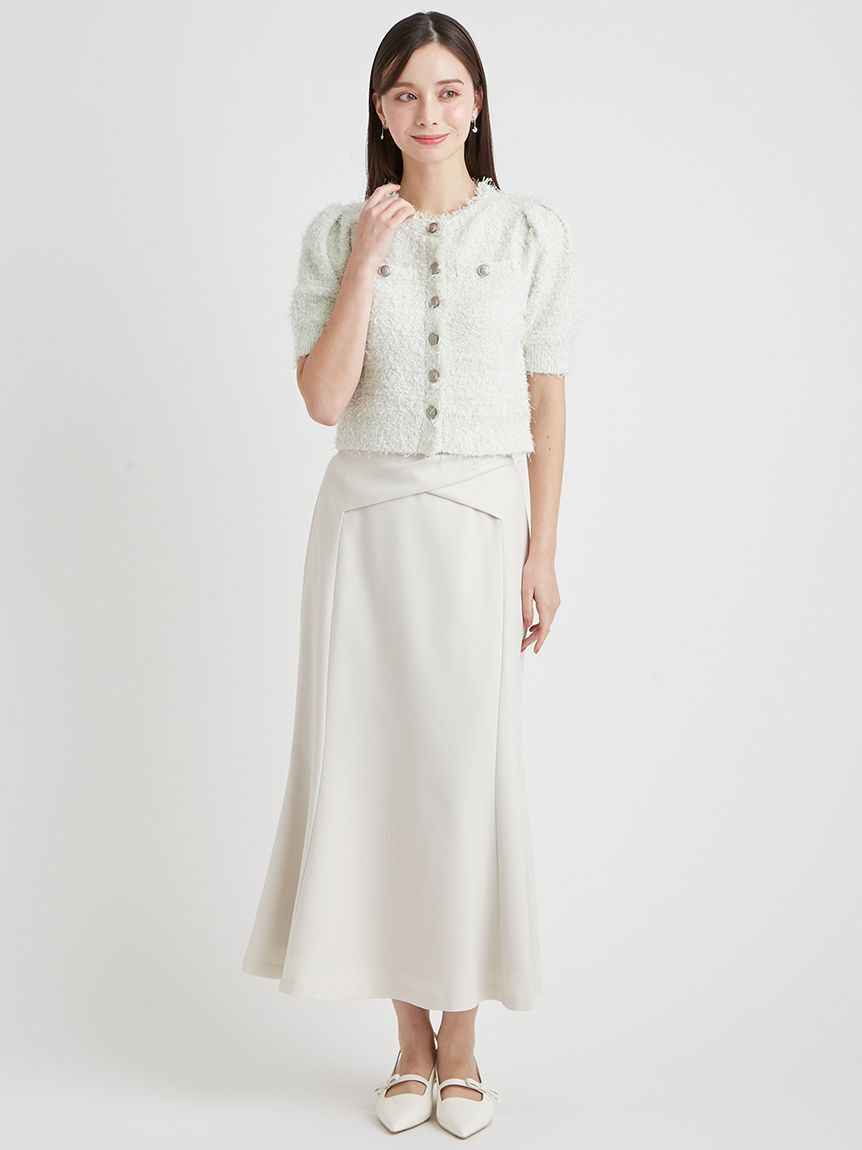 CELFORD「【UVカット】ツイードニットカーディガン」|カーディガン|