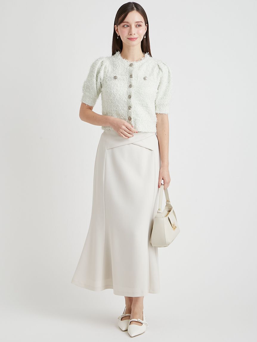 CELFORD「【UVカット】ツイードニットカーディガン」|カーディガン|