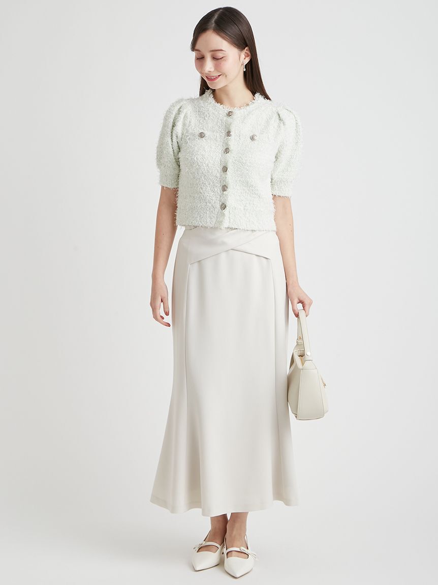 CELFORD「【UVカット】ツイードニットカーディガン」|カーディガン|