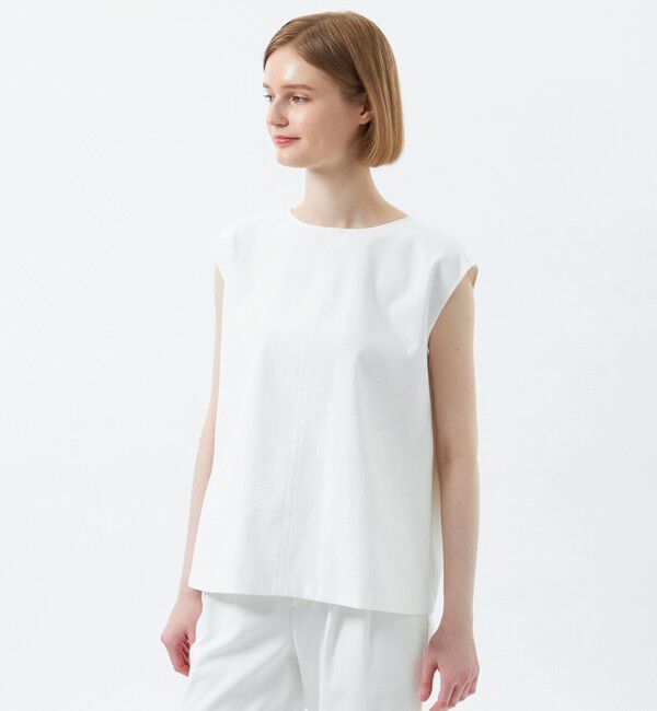 MACKINTOSH PHILOSOPHY「【2025年春夏モデル】DRY OXFORD ブラウス」|シャツ・ブラウス|オフホワイト