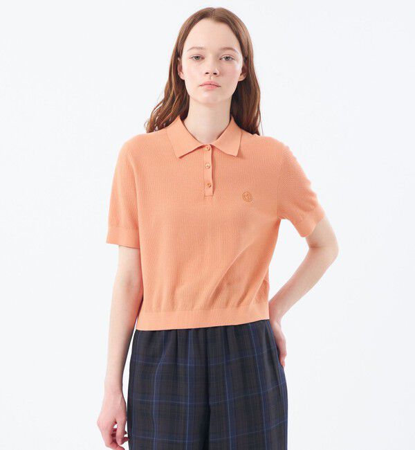MACKINTOSH PHILOSOPHY「カノコニットポロ」|ニット・セーター|オレンジ