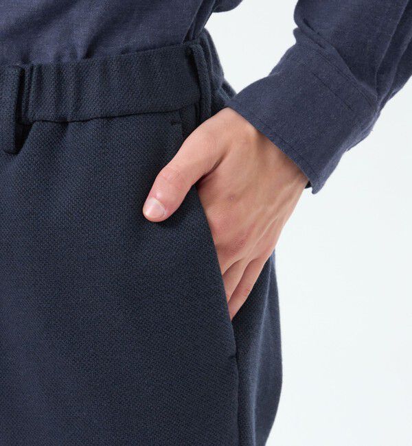 MACKINTOSH PHILOSOPHY「起毛ブリスター イージーパンツ」|スラックス|