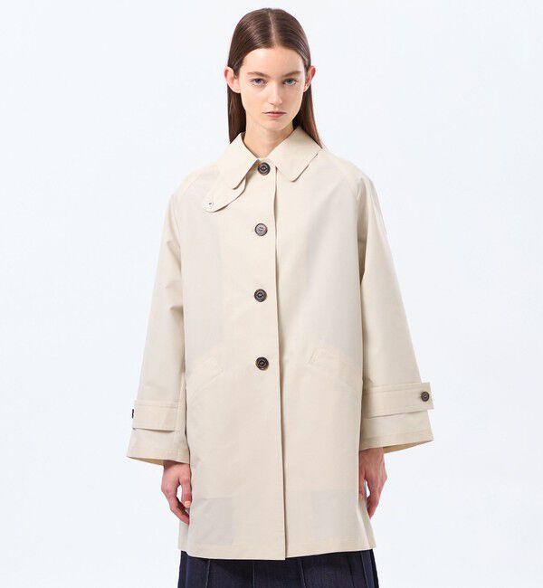 MACKINTOSH PHILOSOPHY「【WELBURY(ウェルべリー)】レインウェザークロス製」|ステンカラーコート|グレー