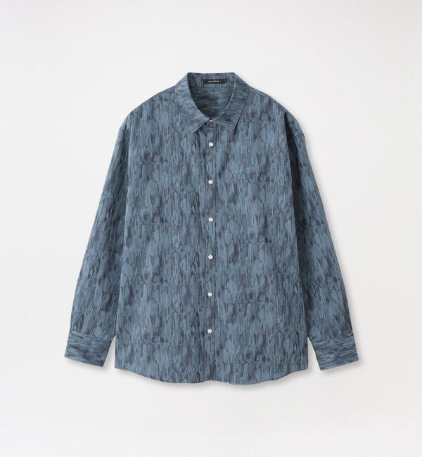  「ジャカードウエスタンシャツ」|シャツ・ブラウス|ブルー