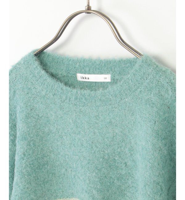 ikka kids「【親子コーデ】ブークレーフェザー切り替えニット（120~160cm）」|その他|