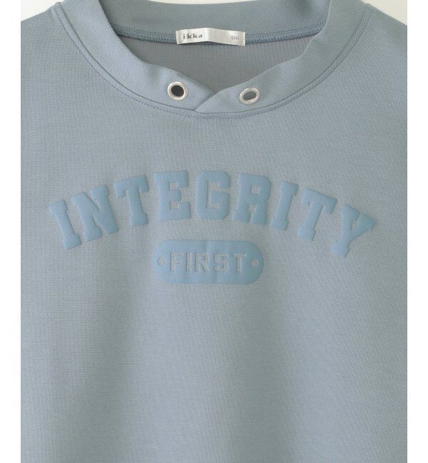 ikka kids「カノコDBルーイカレッジロゴPO」|Tシャツ・カットソー|