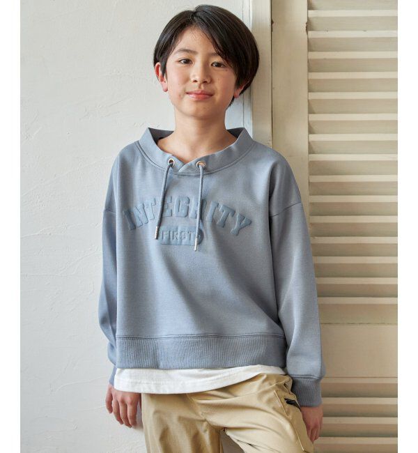 ikka kids「カノコDBルーイカレッジロゴPO」|Tシャツ・カットソー|