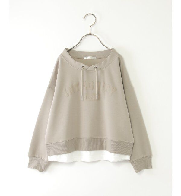 ikka kids「カノコDBルーイカレッジロゴPO」|Tシャツ・カットソー|ベージュ