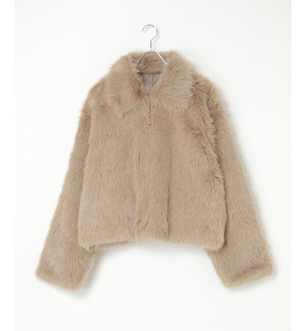 VENCE share style「シャギーファーショートコート」|ブルゾン・スタジャン|