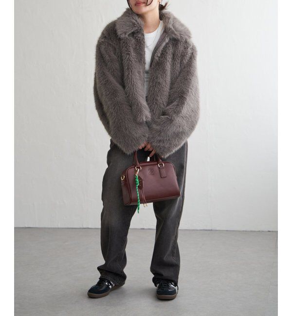 VENCE share style「シャギーファーショートコート」|ブルゾン・スタジャン|