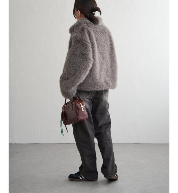 VENCE share style「シャギーファーショートコート」|ブルゾン・スタジャン|