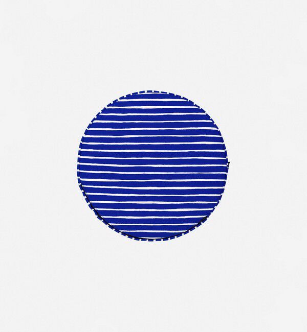 Marimekko「Piccolo シートクッション」|クッション・クッションカバー|ブルー&times;ホワイト