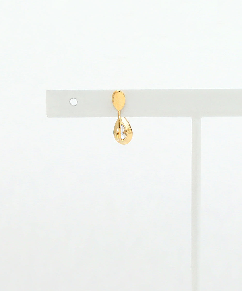 colleca la「ループフィット・しずくストーンのイヤリング」|イヤリング|