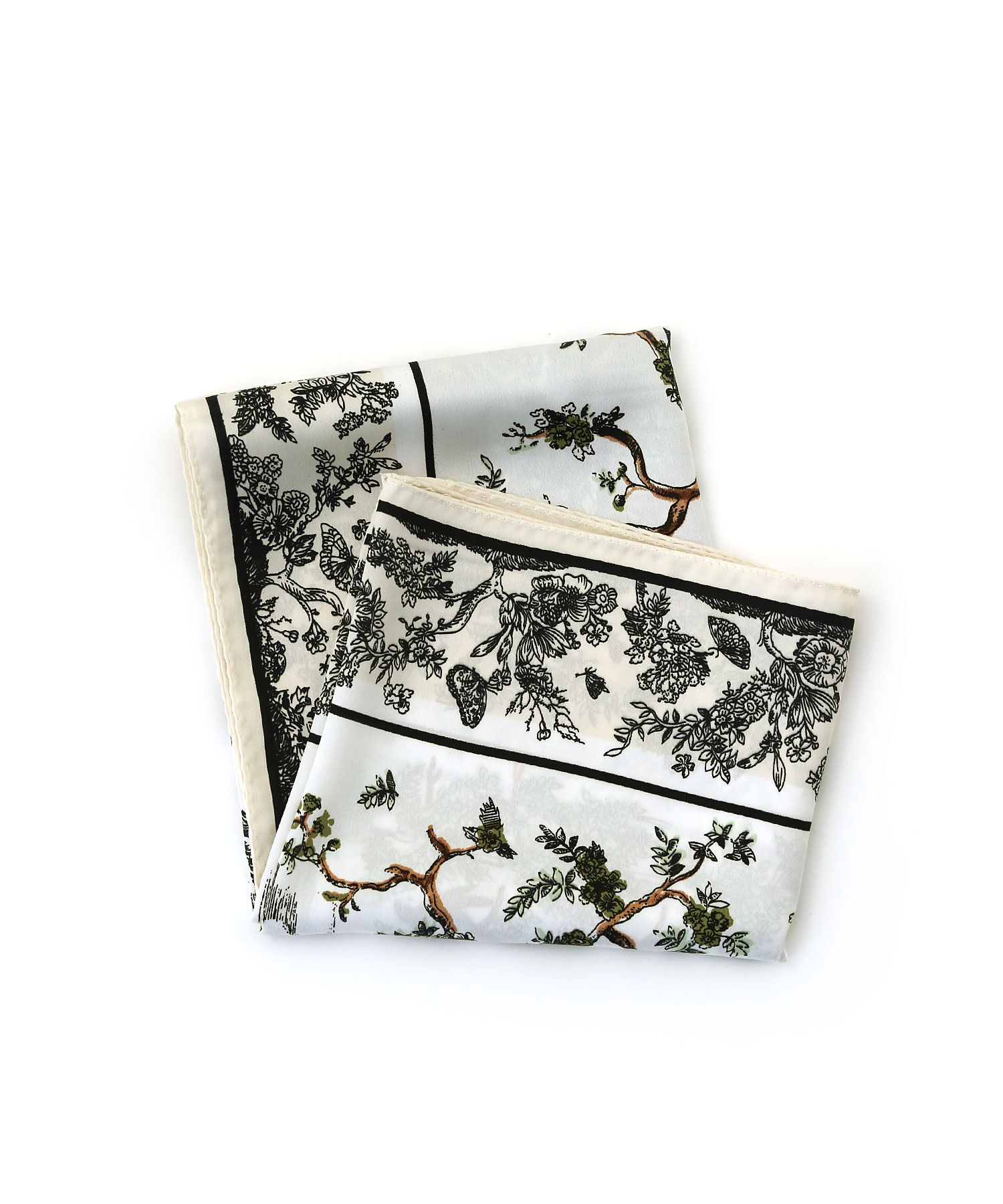 colleca la「ガーデンアート柄 大判スカーフ」|バンダナ・スカーフ|