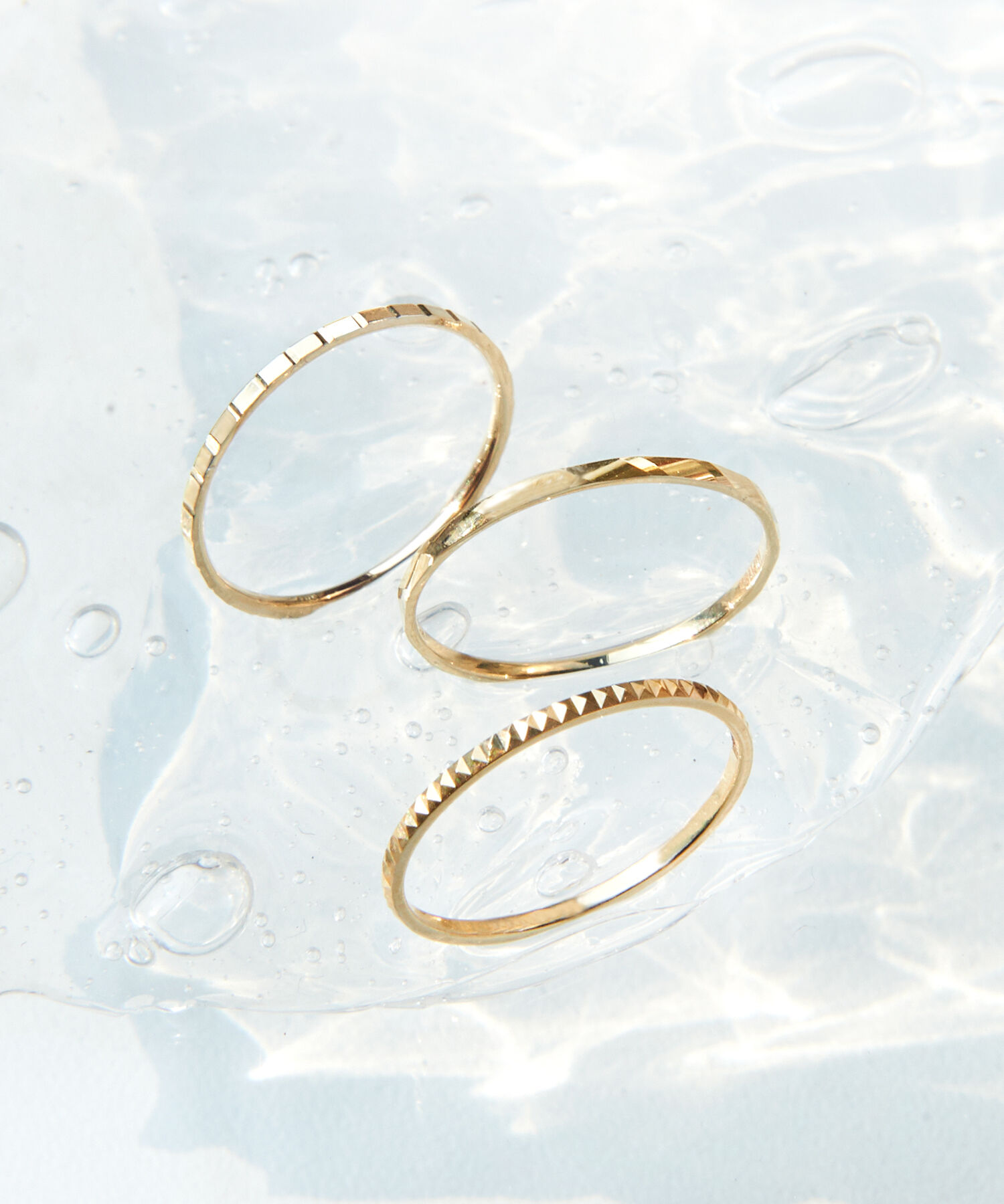 JUPITER「【K10】スリムリング/ゴールド」|リング|