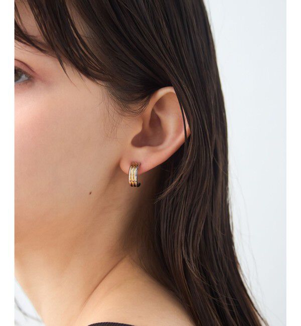 ete「[トリカラー] フープピアス」|ピアス|