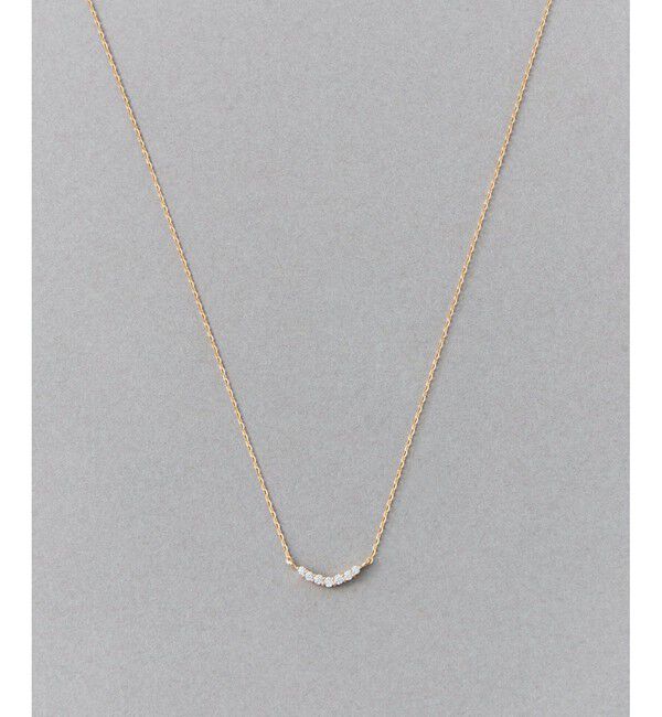 ete「[レイヤード] ビジュー ネックレス」|ネックレス|イエローゴールド