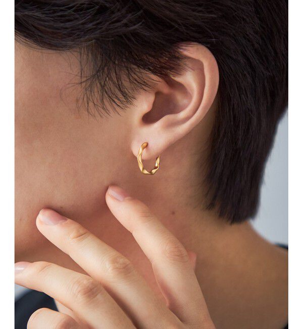 Jouete「フープイヤリング ウェービー」|イヤリング|