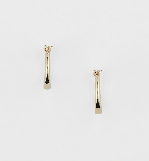 agete「K10ピアス」|ピアス|イエロー