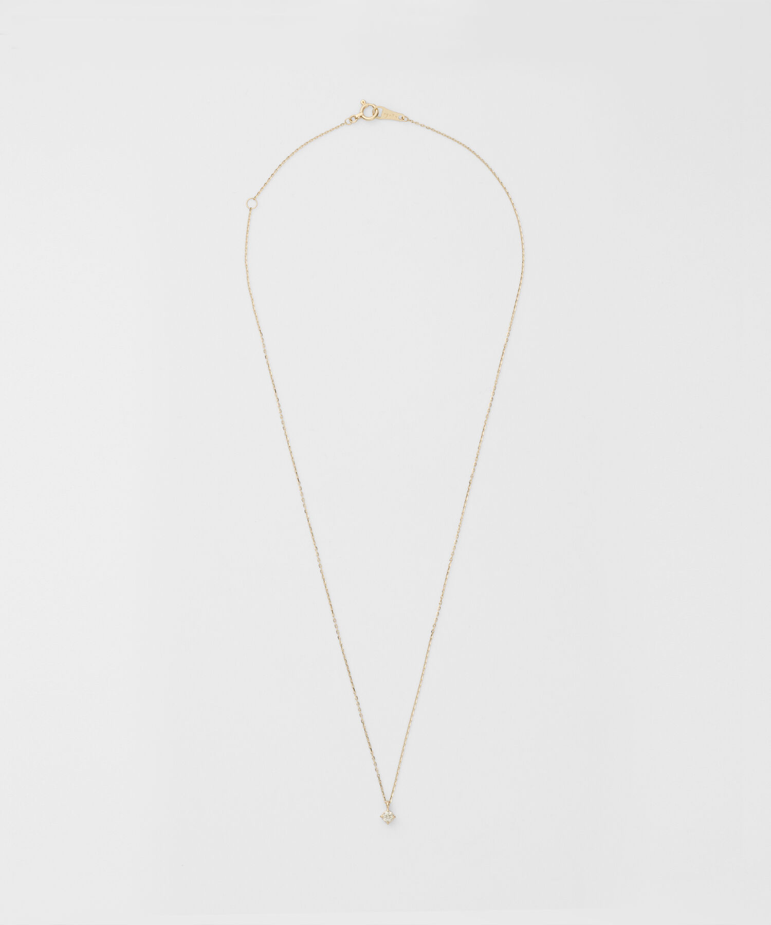 agete「K10ダイヤモンドネックレス（0.07ct）」|ネックレス|