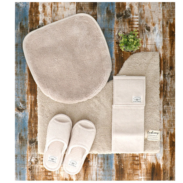 BACKYARD FAMILY「トイレマット 70cm 通販 70x70cm クッショニー2 おしゃれ 洗える マット 大判」|トイレタリー・ランドリーグッズ|