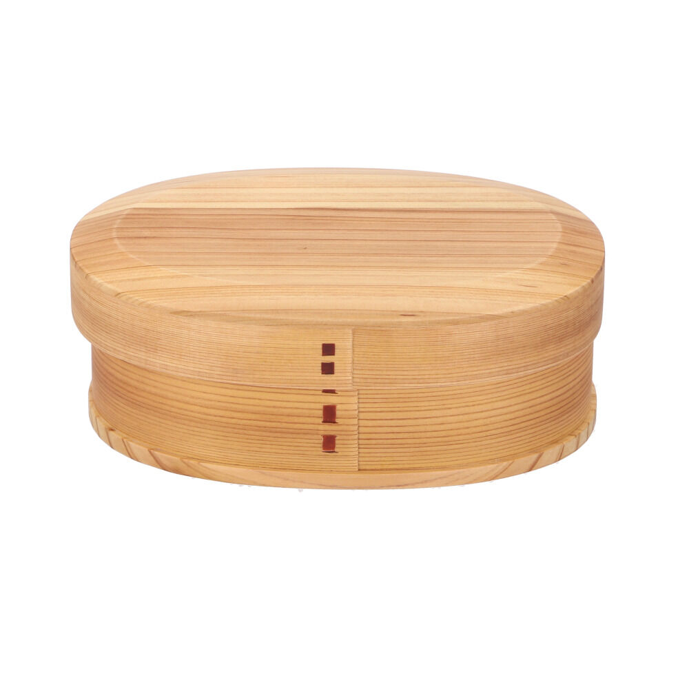 BACKYARD FAMILY「わっぱ 弁当箱 通販 新小判型 小判型 1段 一段 750ml 600ml わっぱ弁当 まげわっぱ」|食器・キッチングッズ|ブラウン3