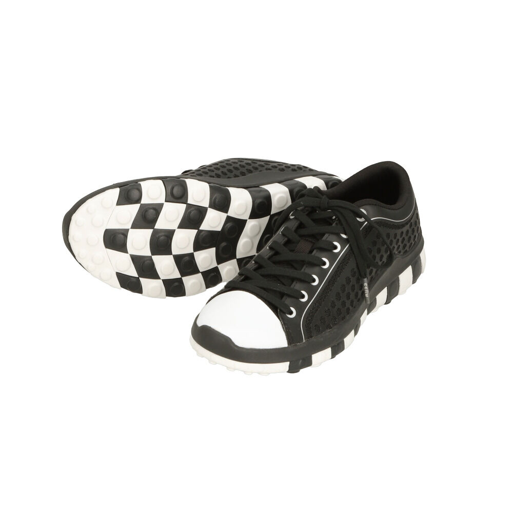 BACKYARD FAMILY「チル ccilu ウォーキングシューズ レディース 軽量 通販 メンズ スニーカー 健康シューズ」|スリッポン|ブラック1