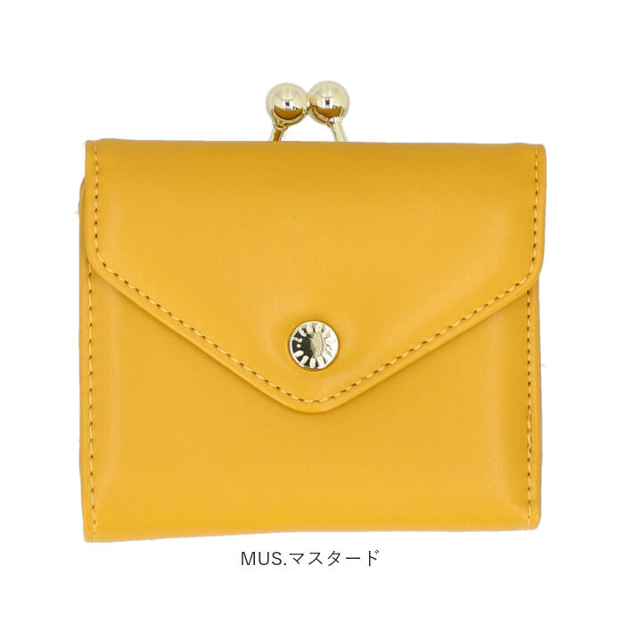 Legato Largo「Legato Largo 財布 LJ-F3352 通販 レガートラルゴ 二つ折り財布 がま口財布」|財布|