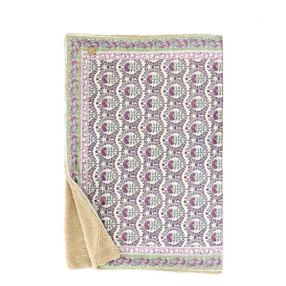 BACKYARD FAMILY「ブランケット 3WAY 通販 ひざ掛け 肩掛け 腰巻き 膝掛 ひざかけ 膝掛け 腰巻 肩掛」|ブランケット|パープル1