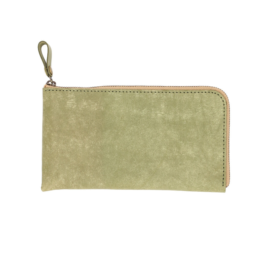 BACKYARD FAMILY「長財布 レディース 薄い 通販 日本製 本革 革 レディース長財布 財布 小銭入れ カード入れ」|財布|グリーン1