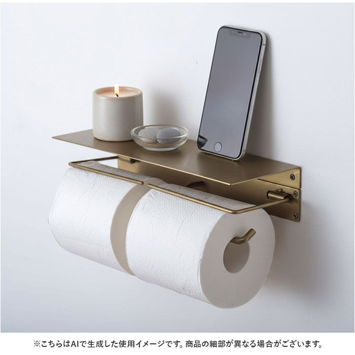 BACKYARD FAMILY「トイレ ウォール シェルフ 通販 ウォールシェルフ 壁掛け アイアンシェルフL 飾り棚 壁掛け棚」|トイレタリー・ランドリーグッズ|