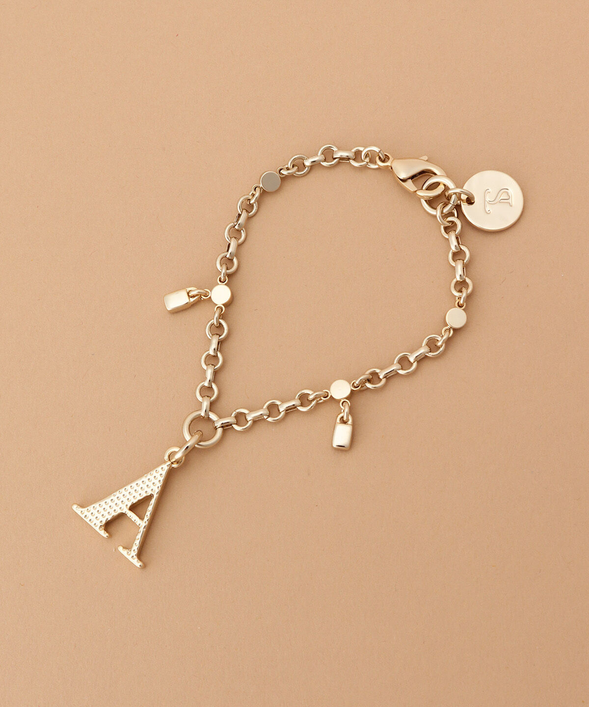 Samantha Thavasa「ビジューシンプルイニシャルバッグチャーム(A)」|チャーム・キーホルダー|