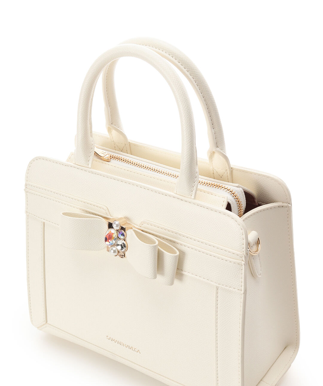 Samantha Vega「ジュエルリボンハンドバッグ」|ハンドバッグ|