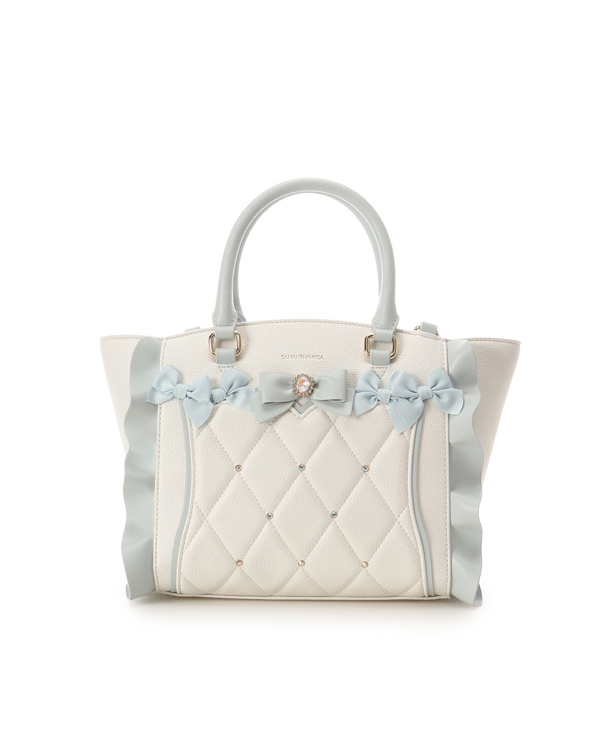 Samantha Vega「ハニーフラッター（小）」|ハンドバッグ|ライトブルー