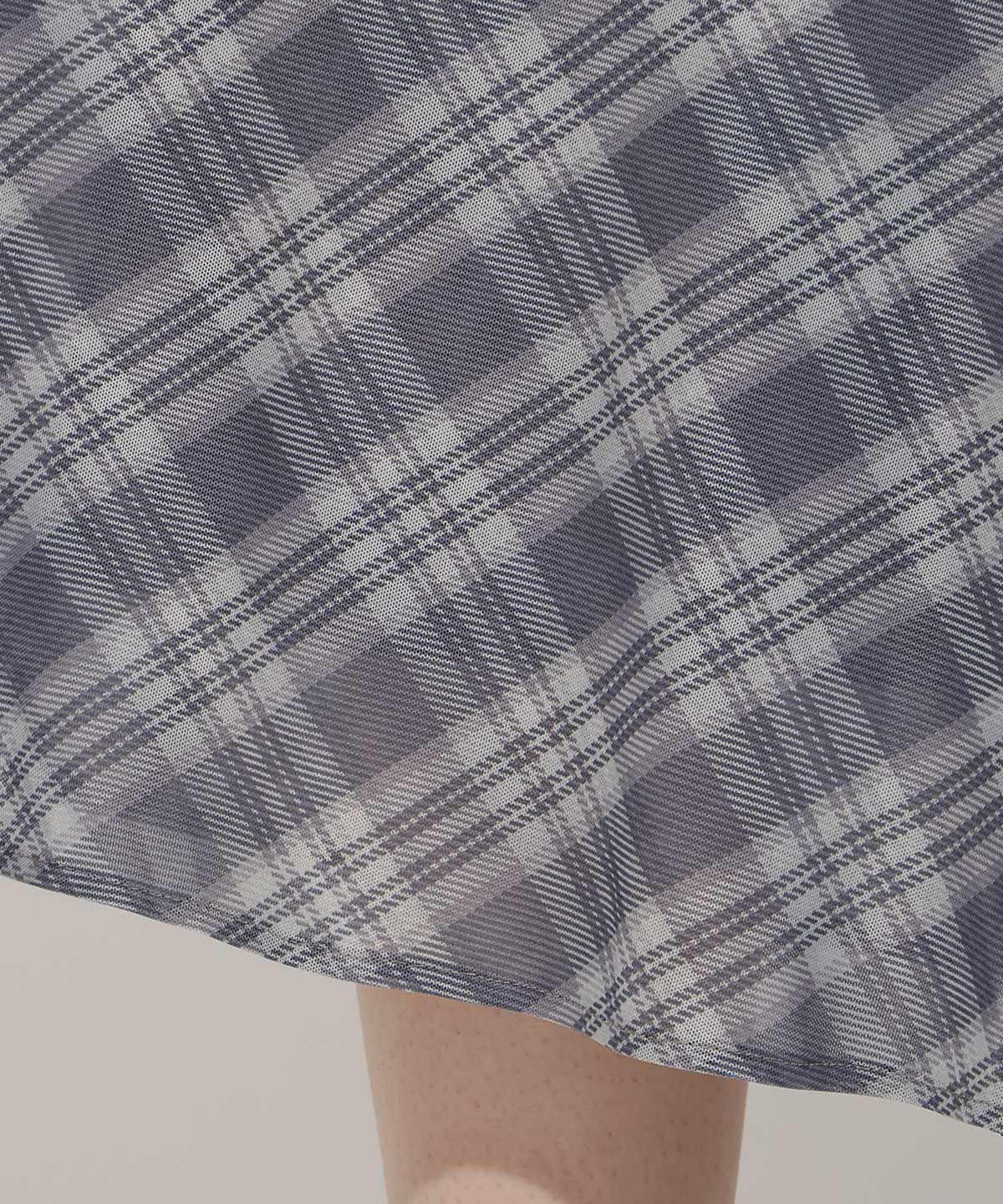 アンドクチュール「バイヤスチェックキャミワンピース」|ワンピース|