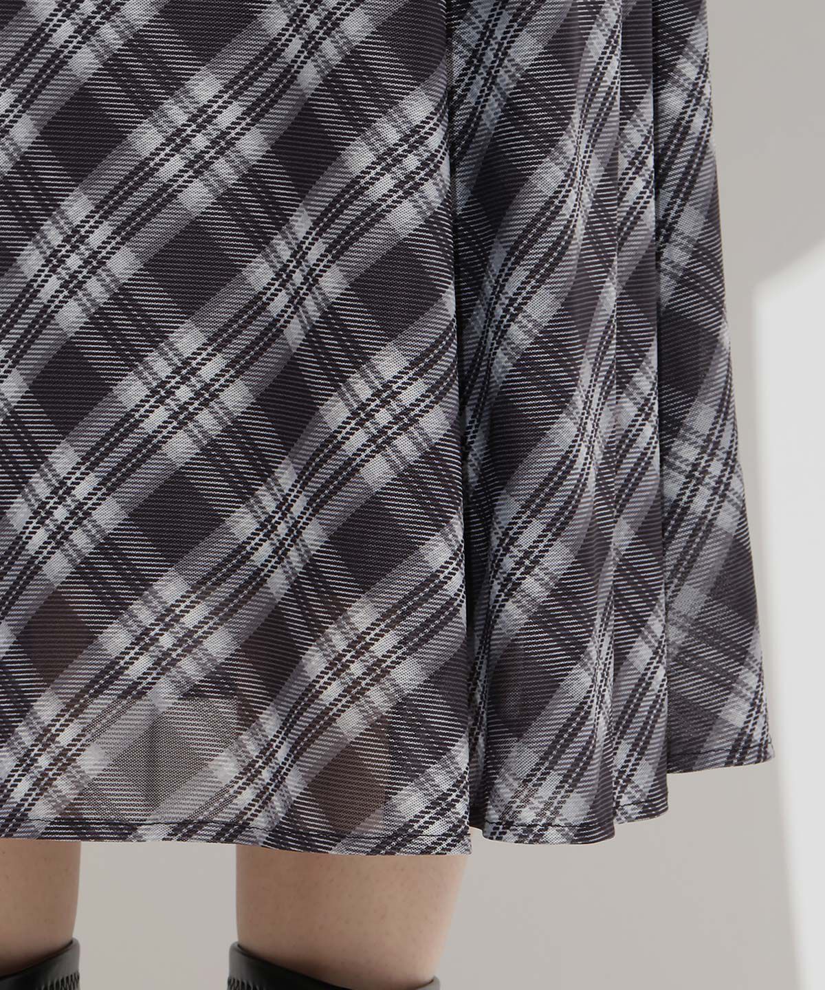 アンドクチュール「バイヤスチェックキャミワンピース」|ワンピース|