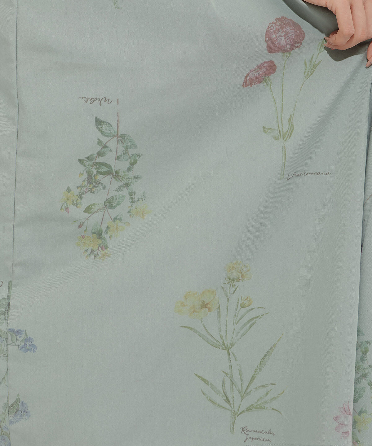 アンドクチュール「オータムフラワートレンチジャンスカ」|ジャンパースカート|