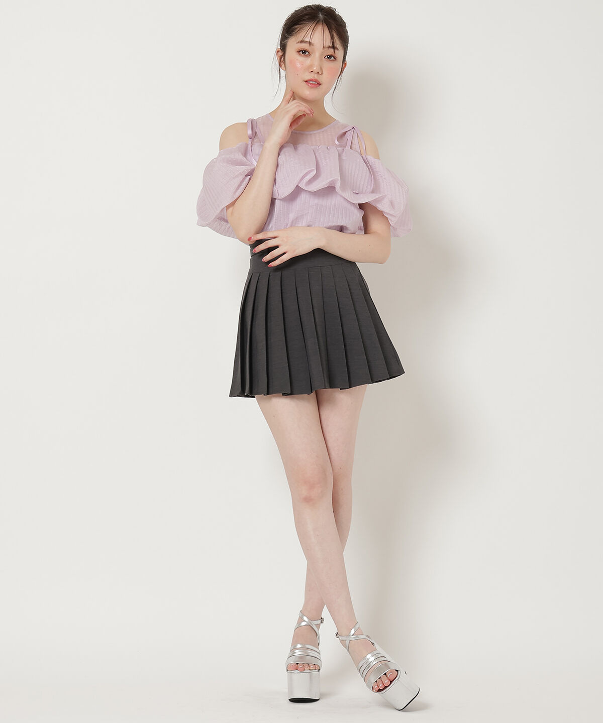 REDYAZEL「ストライプシアートップス」|Tシャツ・カットソー|